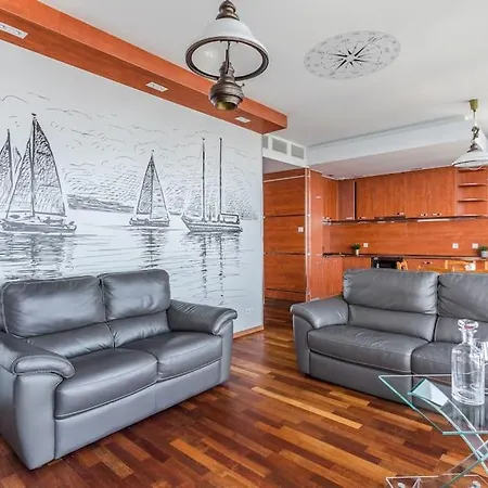 Urbannestgroup & 1 Sea Tower 公寓 格丁尼亚